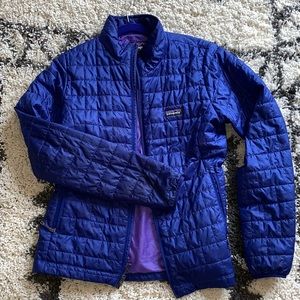 Cobalt Blue nano puff Patagonia jacket :))